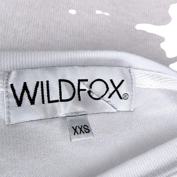 Wildfox Heart Oversized Sweatshirt (Size XXS) and Scarf Set Red Sparkle Heart - Picture 11 of 15